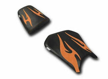 Load image into Gallery viewer, Honda CBR600RR 2005-2006 Luimoto Tribal Flame Seat Covers Front &amp; Back 8 Colors