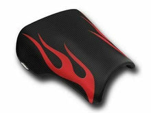 Load image into Gallery viewer, Luimoto flame rider seat cover 8 color options for Honda CBR954RR 2002-2003 — Euro Motards