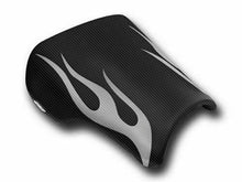 Load image into Gallery viewer, Luimoto flame rider seat cover 8 color options for Honda CBR954RR 2002-2003 — Euro Motards — view 4