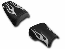 Load image into Gallery viewer, Luimoto flame seat covers front and back 8 color options for Honda CBR954RR 2002-2003 — Euro Motards