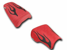 Load image into Gallery viewer, Luimoto flame seat covers front and back 8 color options for Honda CBR954RR 2002-2003 — Euro Motards — view 2