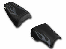 Load image into Gallery viewer, Luimoto flame seat covers front and back 8 color options for Honda CBR954RR 2002-2003 — Euro Motards — view 4