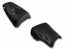 Load image into Gallery viewer, Honda CBR954RR 2002-2003 Luimoto Flame Seat Covers Front &amp; Back 8 Color Options