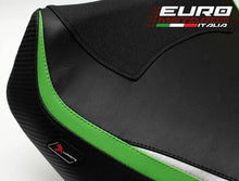 Load image into Gallery viewer, Luimoto team edition tec-grip rider seat cover for Kawasaki ZX12R Ninja — Euro Motards — view 3