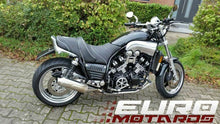 Load image into Gallery viewer, Yamaha Vmax V-Max 1200 1985-2007 Top Sellerie Seat Cover Silver Detail REF2485