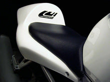 Load image into Gallery viewer, Luimoto baseline rider seat cover 2 color options for Yamaha R6 1999-2002 — Euro Motards