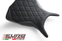 Load image into Gallery viewer, Luimoto diamond suede rider seat cover 4 colors for Yamaha MT-03 2020 — Euro Motards