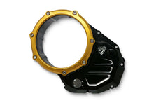 Load image into Gallery viewer, Tapa de embrague transparente CNC Racing bicolor para Ducati Monster 696...