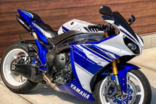 Load image into Gallery viewer, Luimoto sport edition blue seat covers set for Yamaha YZF-R1 2009-2014 — Euro Motards