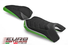 Load image into Gallery viewer, Luimoto S-touring suede tec-grip seat covers set for Kawasaki Ninja 1000SX 2020-2022 — Euro Motards