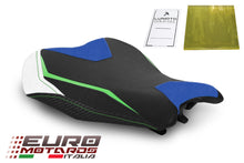 Load image into Gallery viewer, Luimoto sport suede tec-grip seat cover for Kawasaki Ninja ZX-4R RR 2023-2024 — Euro Motards — view 2