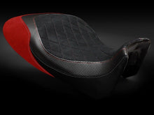 Load image into Gallery viewer, Luimoto diamond suede seat cover 4 color options for Ducati Diavel 2011-2014 — Euro Motards
