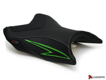 Load image into Gallery viewer, Luimoto sport seat covers set tec-grip green for Kawasaki Z800 2013-2016 — Euro Motards — view 3