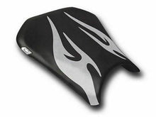 Load image into Gallery viewer, Luimoto tribal flame rider seat cover 8 color options for Honda CBR600RR 2005-2006 — Euro Motards — view 3