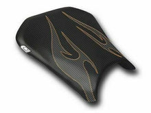 Load image into Gallery viewer, Luimoto tribal flame rider seat cover 8 color options for Honda CBR600RR 2005-2006 — Euro Motards — view 5