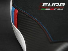 Load image into Gallery viewer, Luimoto motorsports edition suede rider seat cover for BMW S1000RR 2015-2018 — Euro Motards — view 2