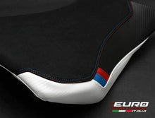 Load image into Gallery viewer, Luimoto motorsports edition suede rider seat cover for BMW S1000RR 2015-2018 — Euro Motards — view 5