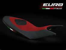 Load image into Gallery viewer, Luimoto diamond suede seat cover 3 colors for Ducati Hypermotard 821 939 2013-2018 — Euro Motards — view 5