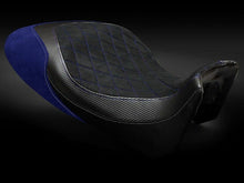 Load image into Gallery viewer, Luimoto diamond suede seat cover 4 color options for Ducati Diavel — Euro Motards — view 2