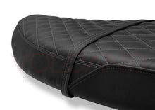 Load image into Gallery viewer, Triumph Scrambler 2006-2016 Volcano Italia Seat Cover Vintage *Flat Seat* Black