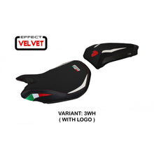 Load image into Gallery viewer, TPZ Italia Paris velvet effect seat cover for Ducati 1299 Panigale 2015-2018 — Euro Motards — view 3