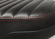 Load image into Gallery viewer, Triumph Scrambler 2006-2016 Volcano Italia Seat Cover Vintage *Flat Seat Ribbed