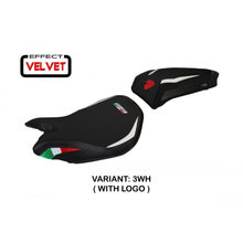 Load image into Gallery viewer, TPZ Italia Paris velvet effect seat cover for Ducati 899 Panigale 2013-2015 — Euro Motards — view 3