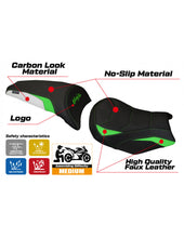 Load image into Gallery viewer, TPZ Italia Sihu ultra-grip seat cover for Kawasaki Ninja 650 2017-2023 — Euro Motards — view 2