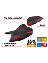 Load image into Gallery viewer, TPZ Italia Aragona anti-slip seat cover for Kawasaki Z400 2018-2023 — Euro Motards — view 2
