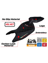 Load image into Gallery viewer, TPZ Italia Mamba velvet anti-slip seat cover for Aprilia RS660 2021-2023 — Euro Motards — view 2