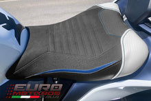 Load image into Gallery viewer, Luimoto sport suede tec-grip seat cover rider 3 colors for Suzuki Hayabusa 2021-2022 — Euro Motards