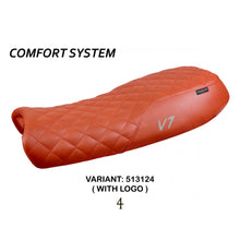 Load image into Gallery viewer, TPZ Italia Vintage comfort seat cover for Moto Guzzi V7 Classic 2011-2020 — Euro Motards — view 4