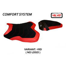 Load image into Gallery viewer, TPZ Italia Cordova-1 velvet comfort foam seat cover for Yamaha R1 2015-2021 — Euro Motards — view 4