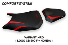 Load image into Gallery viewer, TPZ Italia Marcarini-1 comfort foam seat cover for Honda CB500F 2016-2020 — Euro Motards — view 4