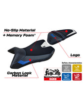 Load image into Gallery viewer, TPZ Italia Nashik comfort foam seat cover for Yamaha R125 2016-2018 — Euro Motards — view 4