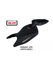 Load image into Gallery viewer, TPZ Italia Kenya velvet anti-slip seat cover for Aprilia Tuono 660 2021-2024 — Euro Motards