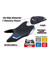 Load image into Gallery viewer, TPZ Italia Aswhy comfort foam seat cover for Yamaha YZF-R125 2019-2023 — Euro Motards — view 2