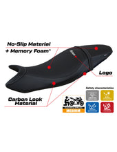 Load image into Gallery viewer, TPZ Italia Shibuya comfort foam seat cover for Suzuki SV650 2016-2023 — Euro Motards — view 5