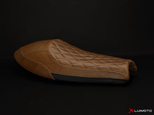 Load image into Gallery viewer, Luimoto vintage diamond brown seat cover for Triumph Thruxton 2016-2020 — Euro Motards — view 2