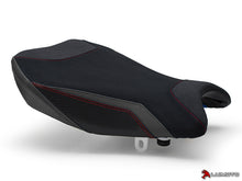 Load image into Gallery viewer, Luimoto sport suede tec-grip red seat cover for Suzuki GSXR 1000 2017-2020 — Euro Motards — view 3