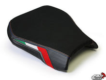 Load image into Gallery viewer, Luimoto team italia suede seat cover 4 colors for Aprilia Tuono 1000 2006-2010 — Euro Motards — view 4