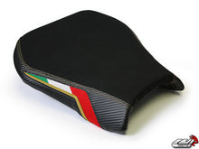 Load image into Gallery viewer, Luimoto team italia suede seat cover 4 colors for Aprilia Tuono 1000 2006-2010 — Euro Motards — view 5