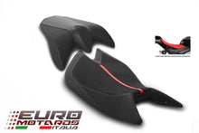 Load image into Gallery viewer, Luimoto GP-II suede tec-grip seat covers set for Aprilia Tuono V4 Factory 2021-2023 — Euro Motards