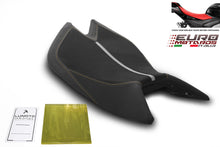 Load image into Gallery viewer, Aprilia Tuono V4 Factory Ultra Dark 2022 Luimoto GP-II Suede Tec-Grip Seat Cover