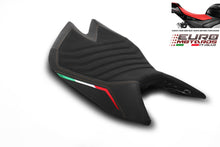 Load image into Gallery viewer, Luimoto italia suede tec-grip seat cover for Aprilia RSV4 1100 Factory 2021-2022 — Euro Motards — view 5