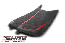 Load image into Gallery viewer, Luimoto GP diamond suede tec-grip seat cover for Aprilia RSV4 Tuono 1100 2021-2025 — Euro Motards — view 3
