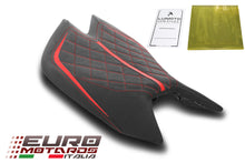 Load image into Gallery viewer, Luimoto GP diamond suede tec-grip seat cover for Aprilia RSV4 Tuono 1100 2021-2025 — Euro Motards — view 4