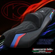 Load image into Gallery viewer, TPZ Italia comfort foam seat cover for Kymco AK550 2018-2022 — Euro Motards