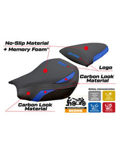 Load image into Gallery viewer, Kawasaki Ninja ZX10R 2006-2007 TPZ Italia Goku Comfort Foam Seat Cover New