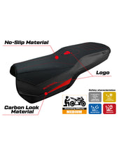 Load image into Gallery viewer, TPZ Italia ultra-grip single seat cover for Ducati Multistrada V4 2021-2024 — Euro Motards — view 2